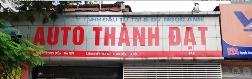 Banner cửa hàng THÀNH ĐẠT AUTO